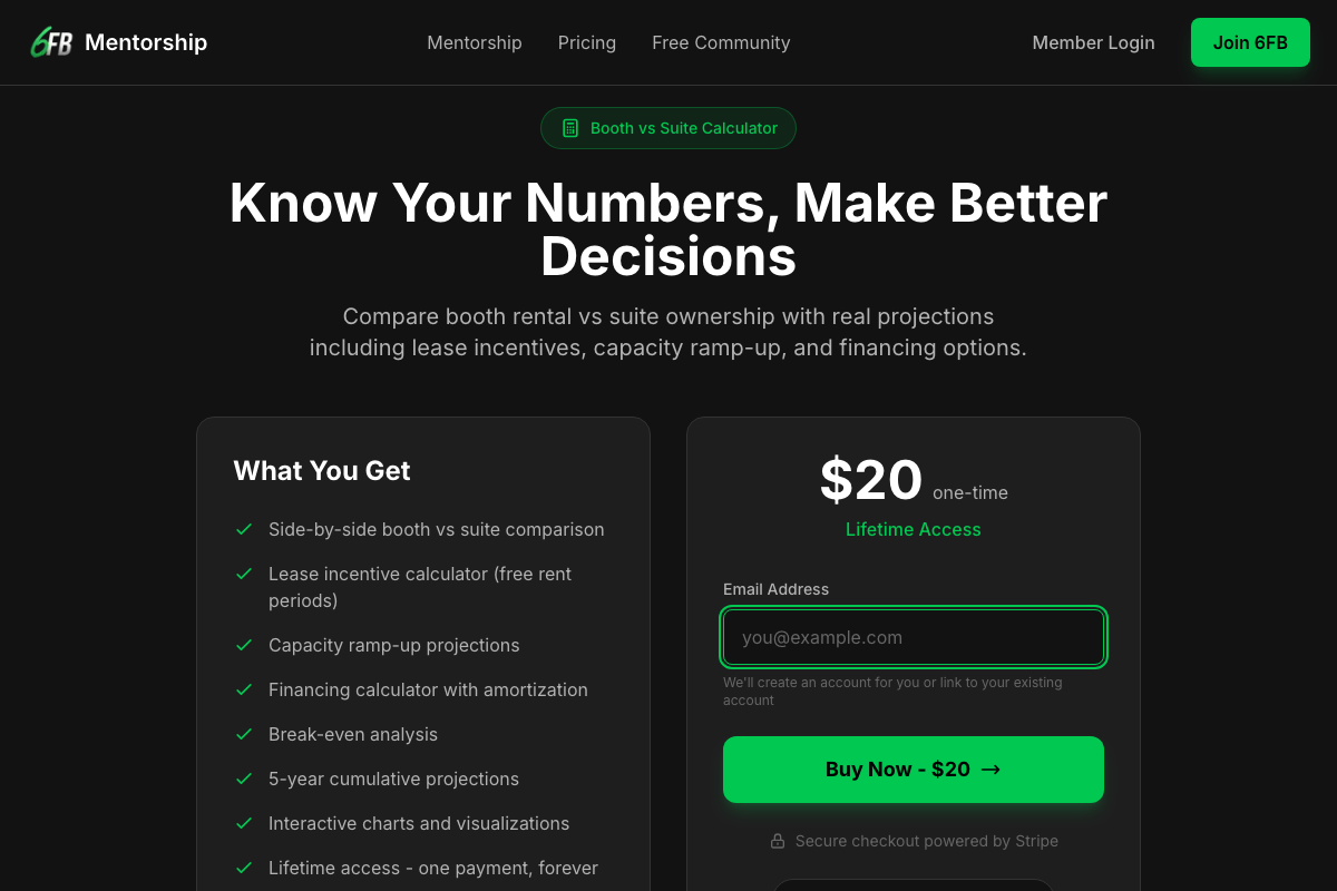 6FB Business Calculator